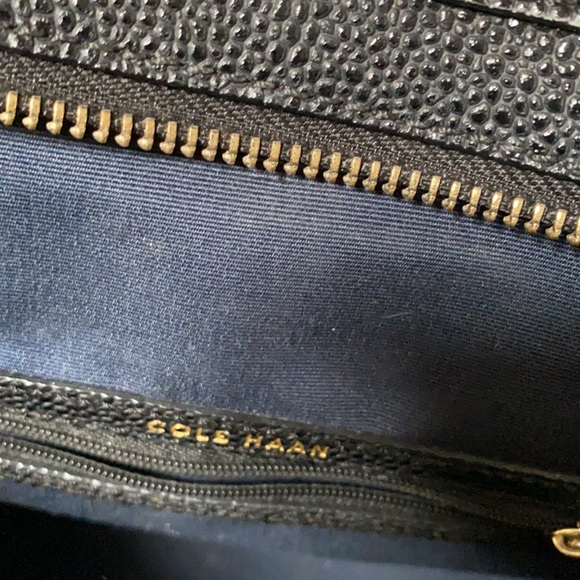 Cole Haan black and white large satchel - Picture 6 of 7